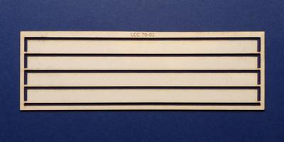 LCC 70-01 O gauge wall support strips